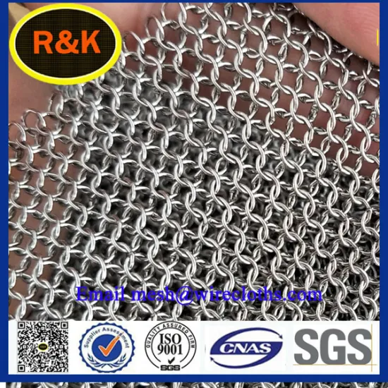 Stainless Steel 316L Chainmail Ring Mesh