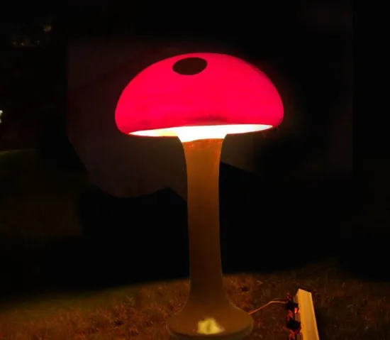 Cartoon Glowing Mushroom D Lights