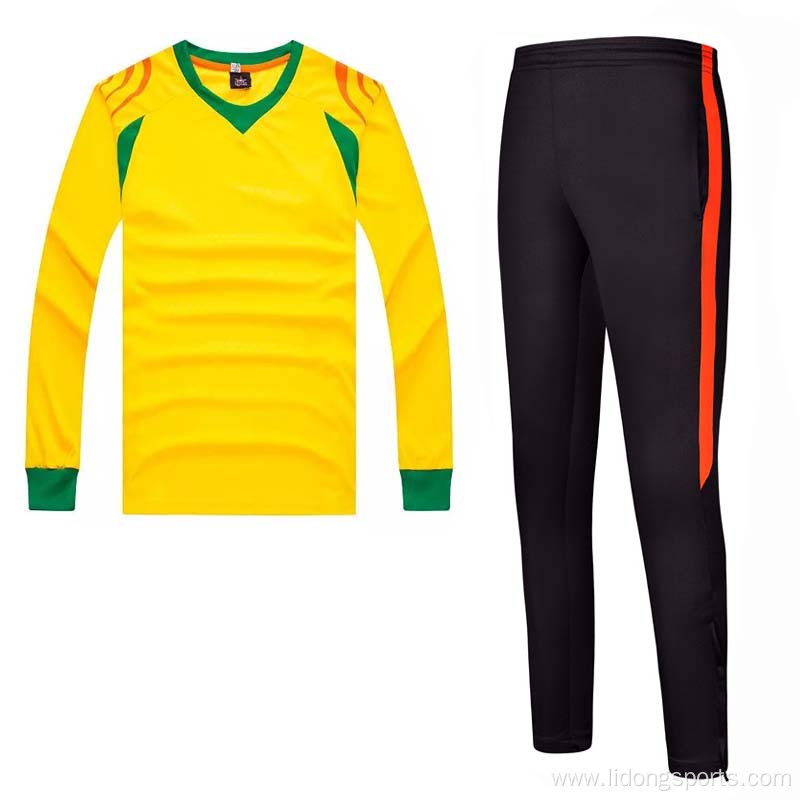 Profession Custom Long Sleeve Soccer Jersey Wear Quick