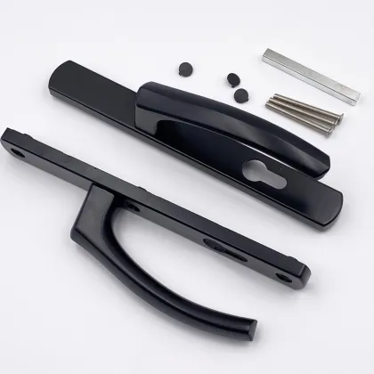 Aluminum sliding door handles lever zinc alloy handle & knob hardware