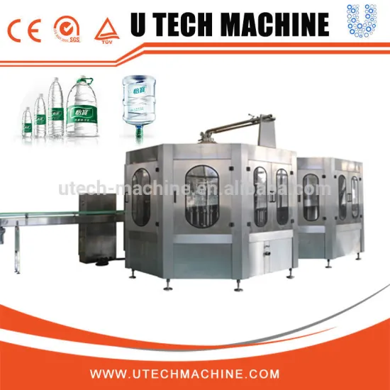 stainless steel natural water filling mechanical equipment