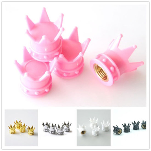 Tire ornaments crown valve cap 5 colors