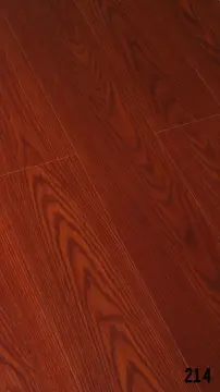 single click HDF AC4 walnut laminate parquet flooring