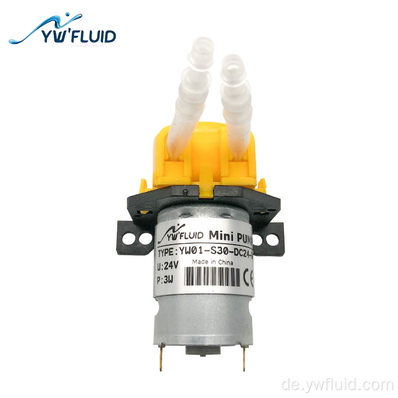 Mikro-Peristaltikpumpe mit 12-V-Gleichstrommotor