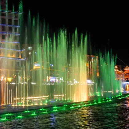 Floating Music Fountain for Ponds & Lakes
