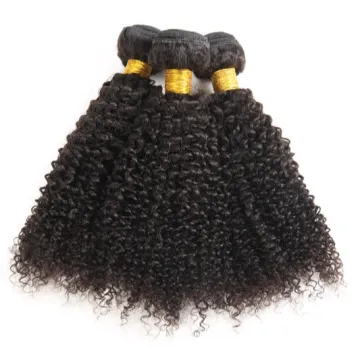 Wholesale 8A 9A Peruvian Kinky Curly Virgin Cuticle Aligned Human Hair Bundles