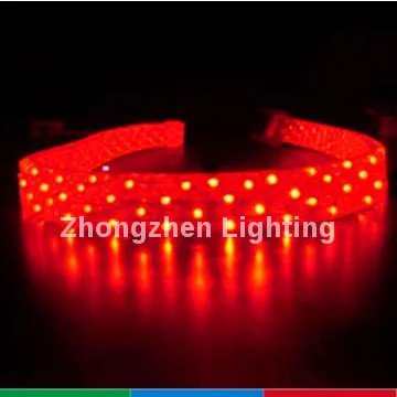 100m decoration led rope light FLAT 5wires lighting rope 144pcs/M