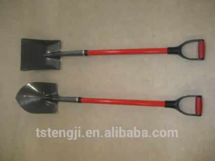 steel shovel with fiberclass handle steel shovel