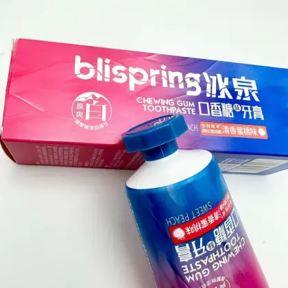 100g Fresh Peach flavor Chewing gum toothpaste