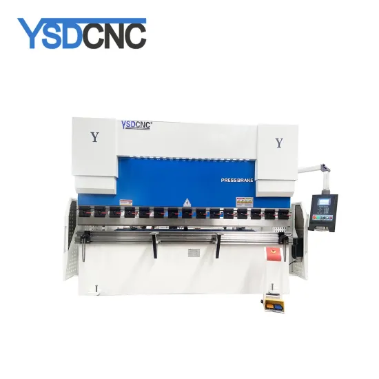 4axis 110T/3200 Manual Clamping CNC Press Brake with Delem DA-58T Control - YSDCNC