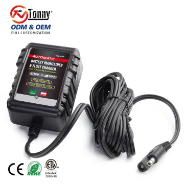 Portable 12V 0.75A Smart Float Battery Charger & Maintainer