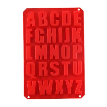 Silicone alphabet cake chocolate mold