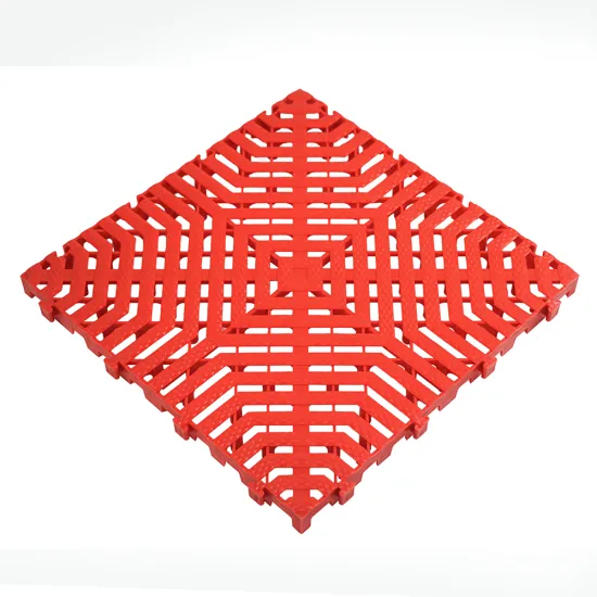 Non Slip PP Garage Tiles for Workshop Flooring