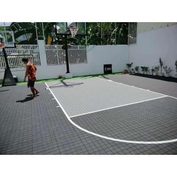 Intelligent durable Interlocking Portable Sports Court tile