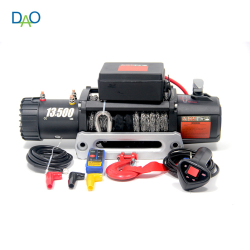 OEM Melhor qualidade 12V /24V 13500 lbs guincho de corda