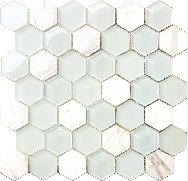 hexagon mosaic design