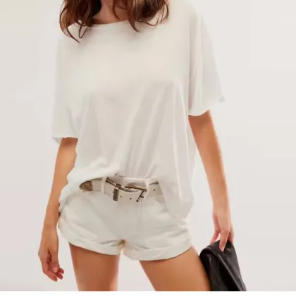 OEM Cotton Custom logo Women's T-shirt