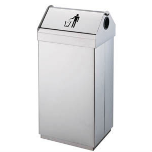 Stainless Steel Trash Can /Ash-Bin #Lobby Supplies