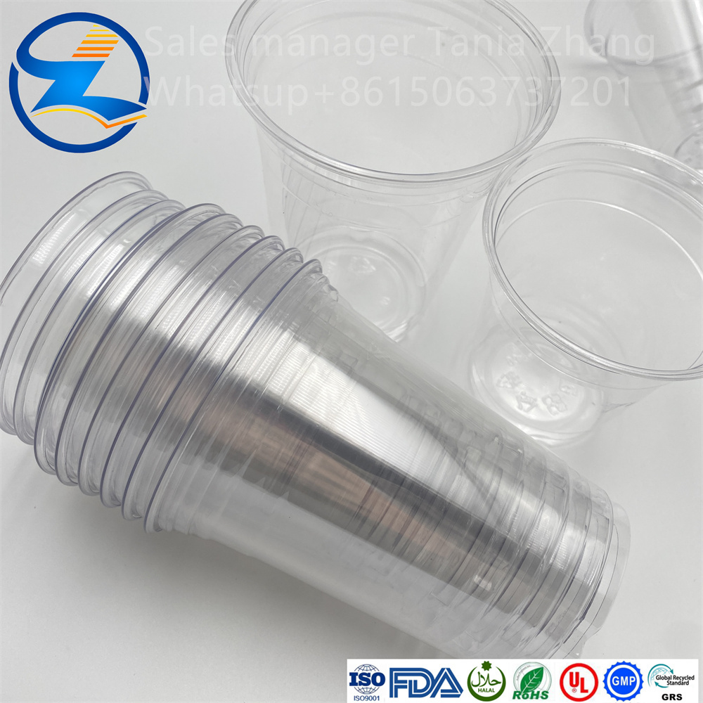 Full Transparent Pet Thermoforming Plastic Cup 4 Jpg