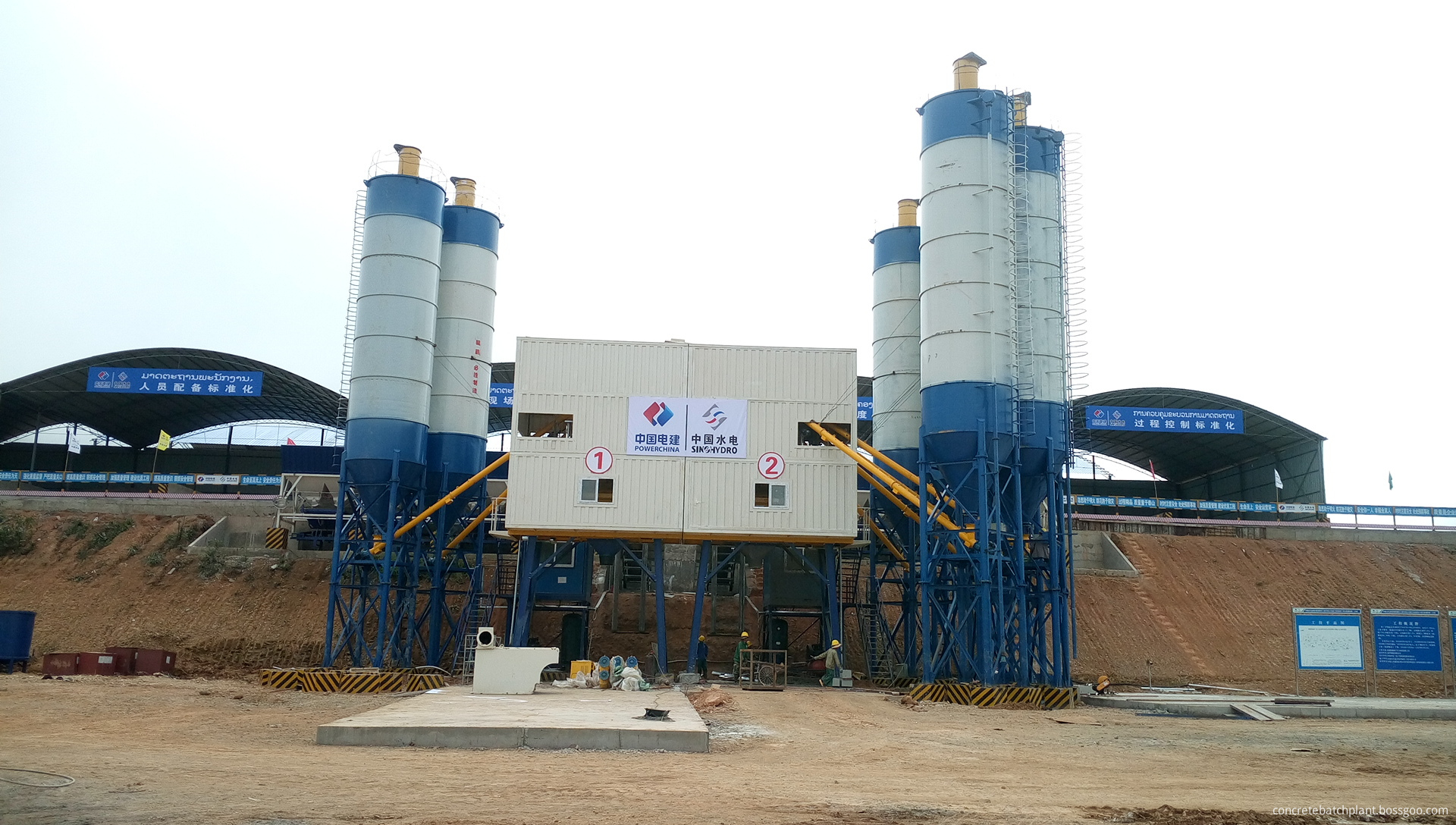 Laos Concrete batching plant