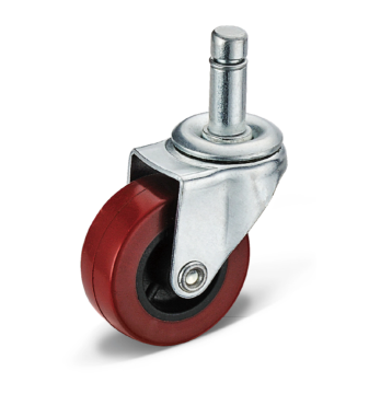 Rubber casters with high working efficiency
