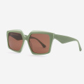 Vintage Square Acetate Female Sunglasses