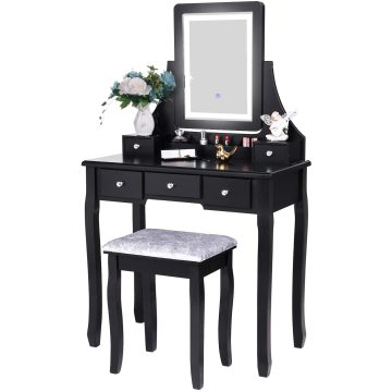 European Dresser Makeup Vanity LED Makeup Dressing Table