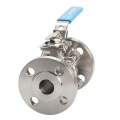 Válvula de bola de 3pc de 3pc de plataforma de acero inoxidable