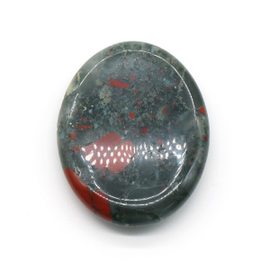 Bloodstone pulgar preocupación de piedra ansiedad cura alivio de la terapia de cristal