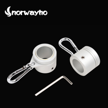 Lightweight Aluminum Flagpole Rings for Garden Flags - Pair