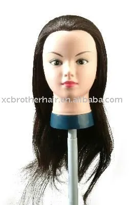 Fashion 100% human hair training head