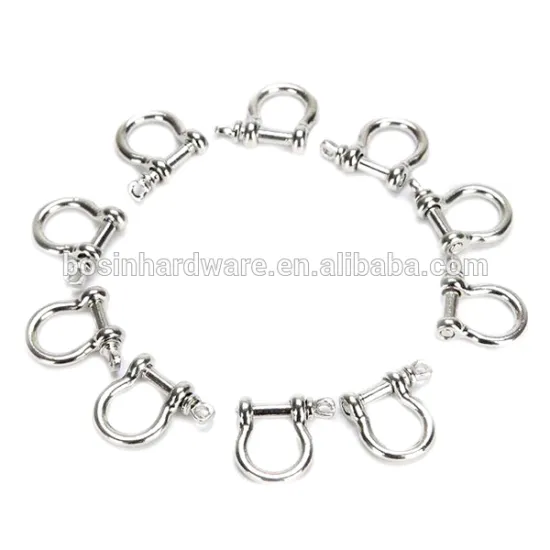 Fashion High Quality Metal Bow Shaped Stainless Steel Shackles Bulk