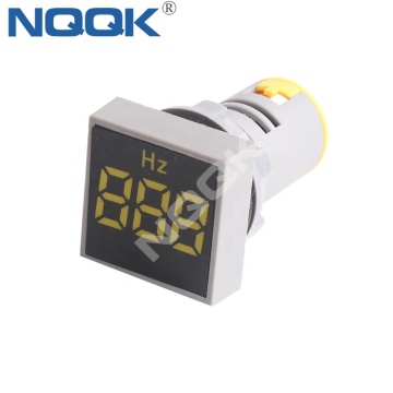 22mm Square Mini LED Indicator Light - HZ Hertz Frequency Table Meter