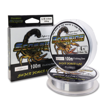 Bekalan Kilang 100m Permainan Besar Mono Laut Memancing Nylon Line