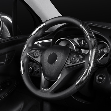 Four Seasons Non-Slip Custom Carbon Fiber Steering Wheel Cover