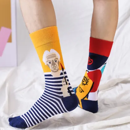 Retro Art Van Gogh Fashion Socks - Autumn Winter Collection