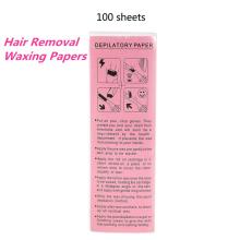 New Professional Hair Removal Waxing Strips 100Pcs Non-Oven Fabric Papers Depilatory Beauty Tool For Leg