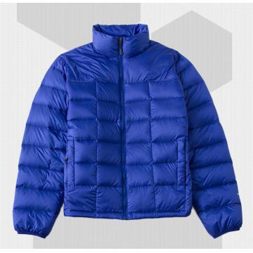 men\'s duck down jacket -dark blue D-11031