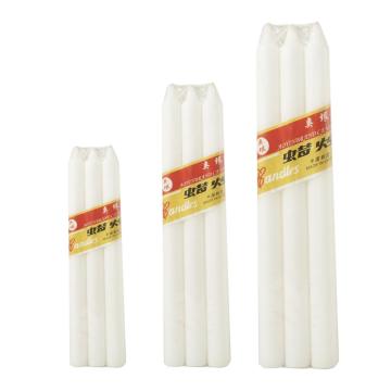 Paraffin Wax Decorative Taper Decorative White Candles