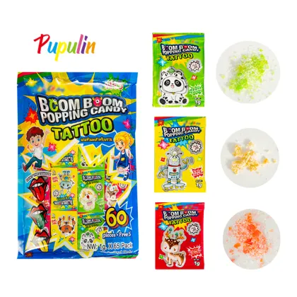 Fruit Flavor Cola Magic Rocks Popping Candy