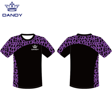 Custom sublimated leopard shirts