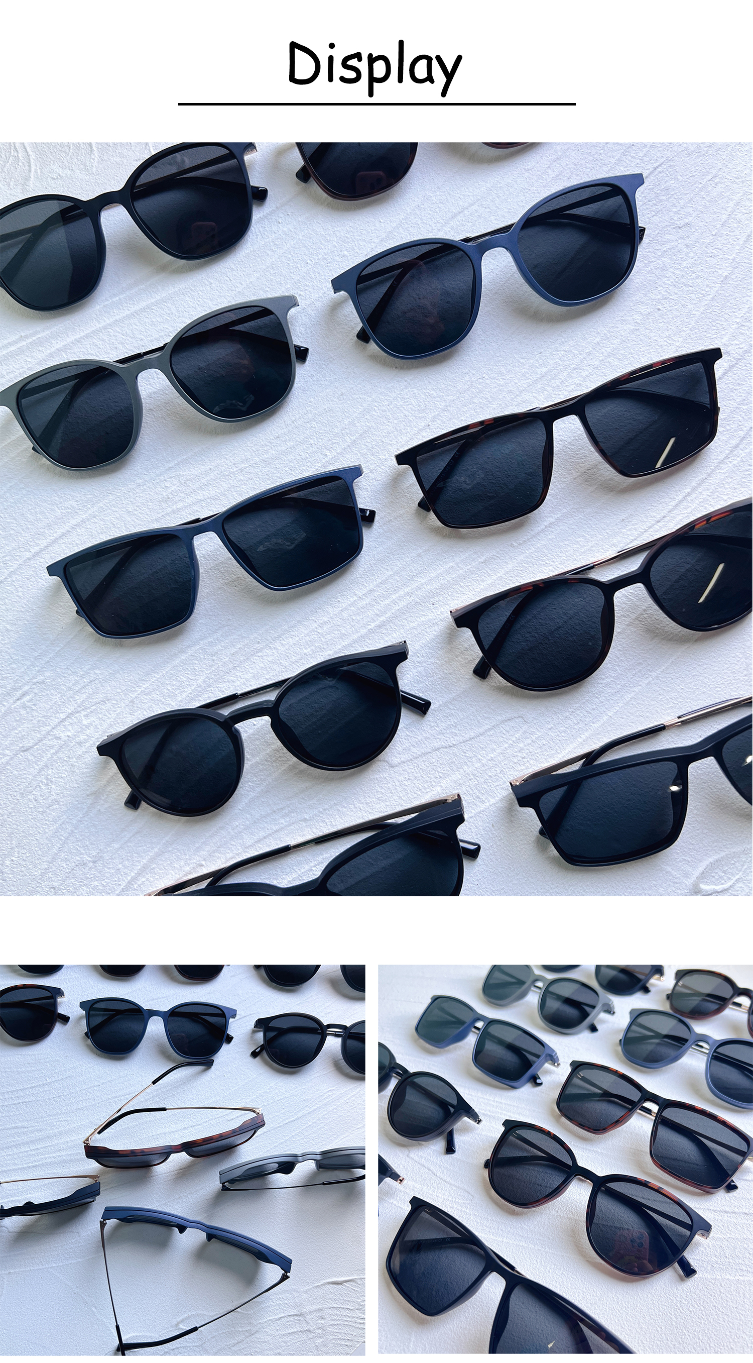 fashion clip on sunglasses