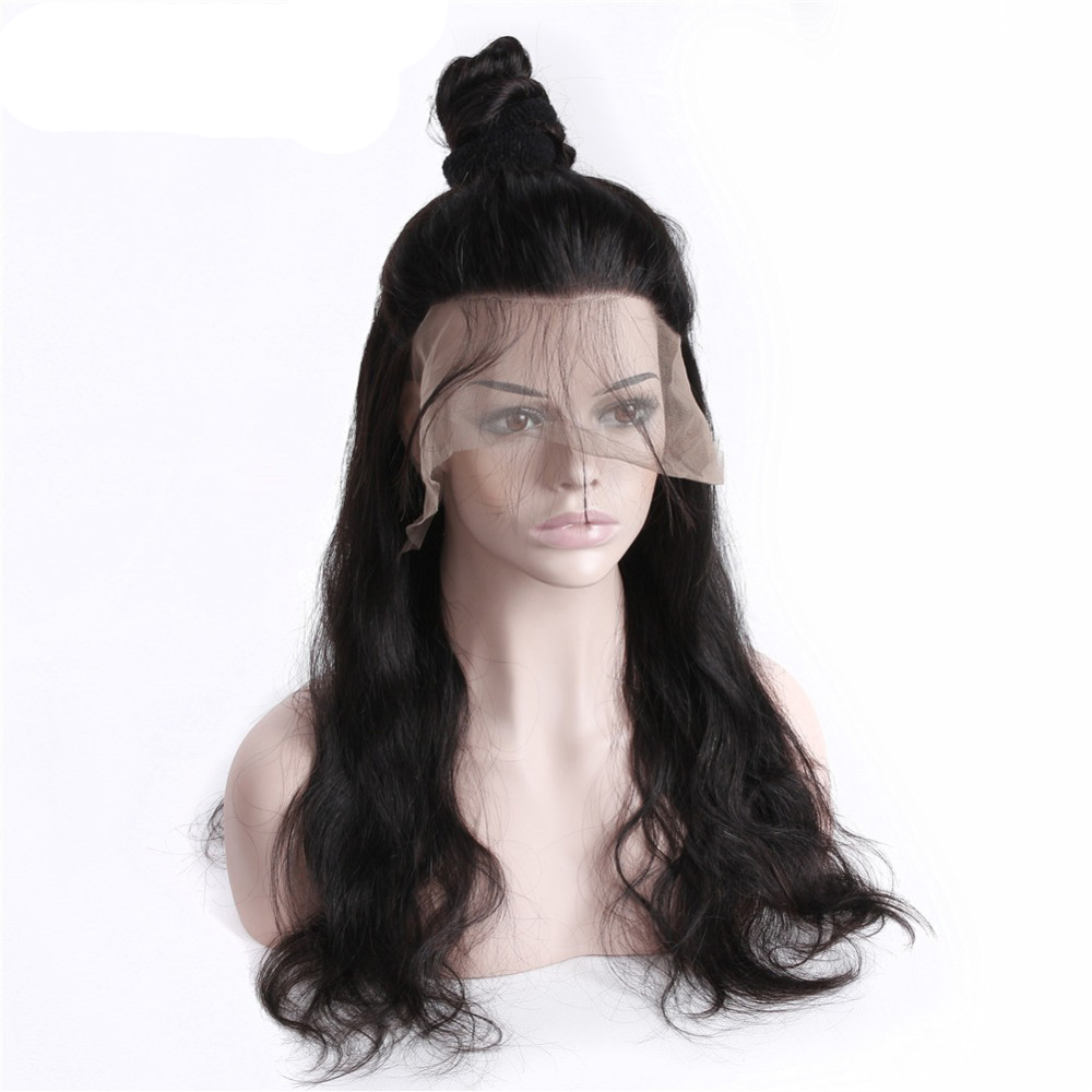 Wholesale European Human Hair Frontal Wigs,Virgin Hair Transparent Lace Front Wigs For Black Women