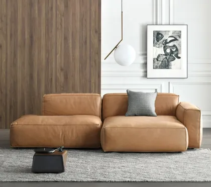 Cheap High-Density Sponge Leather Miller Tatami Como Fancy Sofa Set