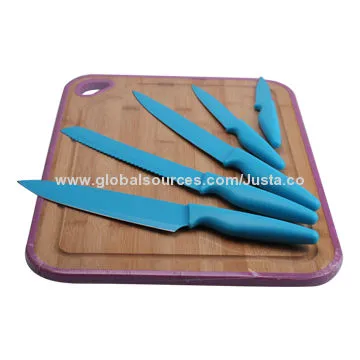 Color blade PP + TPR handle ceramic knives, price