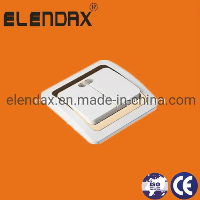 Европейский стандарт с двумя группами одностороннего выключателя света (F2102)