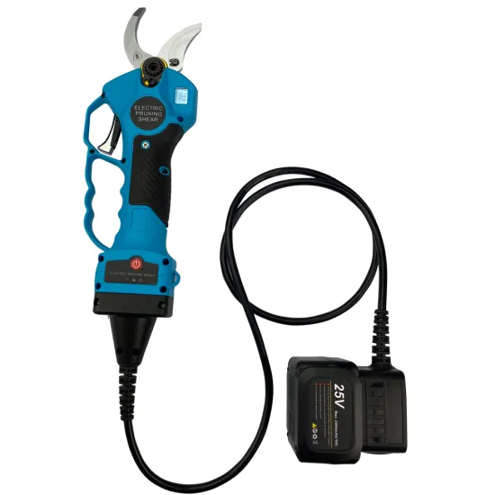 40mm 25V Cordless Power Pruner: Rechargeable Battery-Powered Hand Pruners for Portable and Electric Pruning