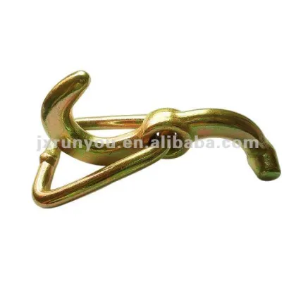 Tow hook with D-Ring J hook T hook