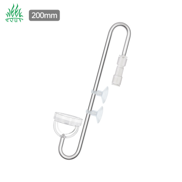 CO2 Atomization Bubble Check Valve 200mm 304 Stainless Steel Diffuser for Small Aquatic Plant Fish Tank