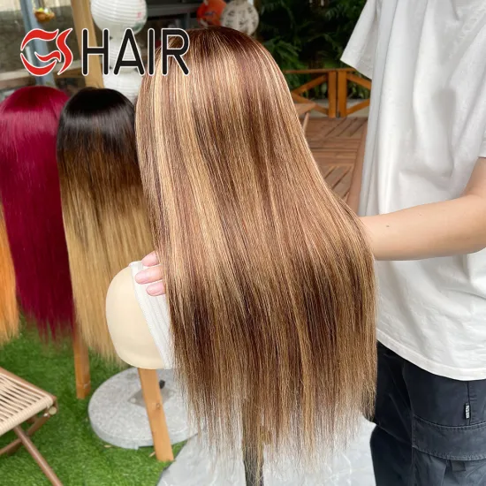 Pre Plucked 13X4 Transparent Swiss Lace Blonde Wig - Affordable Brazilian Human Hair Wigs